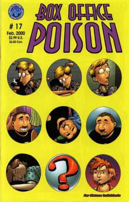 Box Office Poison 17 - Glasses - Circle - Nerd - Poison - Question Mark