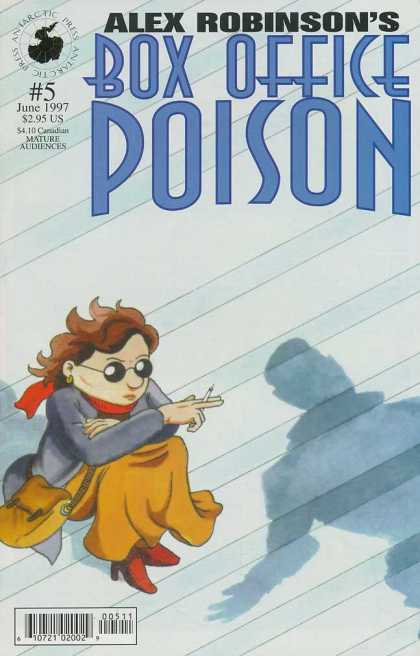 Box Office Poison 5 - Alex Robinsons - Woman - Smoking Cigarette - Shadow - June 1997