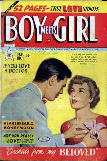 Boy Meets Girl 1 - 52 Pages - True Love Stories - Heartbreak - Homeymoon - Are You Really In Love