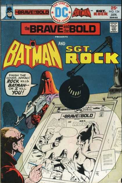 Brave and the Bold 124 - The End Of Batman - Who Is The Man Behind The Mask - Between A Rock And A Hard Place - An Inkling Of Death - A Picture Is Worth A 1000 Words - Jim Aparo