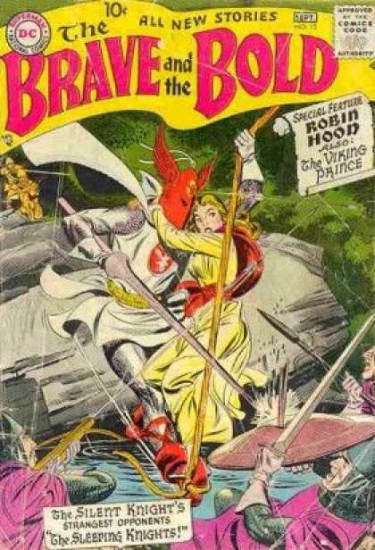 Brave and the Bold 13 - All New Stories - Robin Hood - Comics Code - Knight - Woman - Jerry Ordway