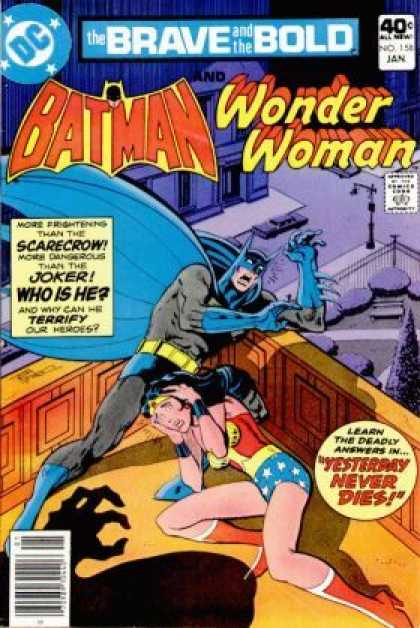 Brave and the Bold 158 - Batman - Wonder Woman - Scarecrow - Joker - Yesterday Never Dies - Jim Aparo