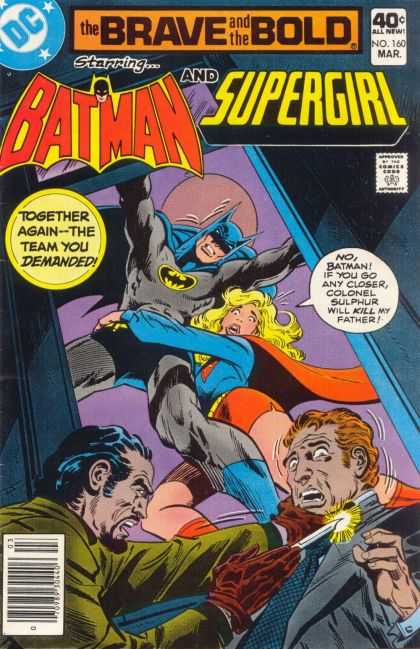Brave and the Bold 160 - Batman - Supergirl - Colonel Sulpher - Father - Villian - Jim Aparo