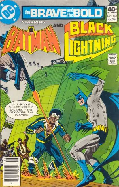 Brave and the Bold 163 - Batman - Black Lightning - Dc - African American - Caped Crusader - Jim Aparo