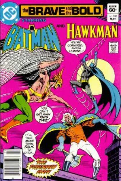 Brave and the Bold 186 - Batman - Hawkman - Anton Lamont - The Fadeaway Man - Rooftop - Jim Aparo