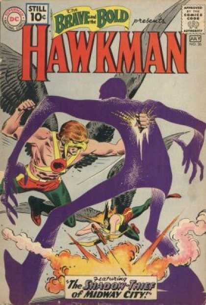 Brave and the Bold 36 - Hawkman - July - No 36 - Shadow-thief - Midway City