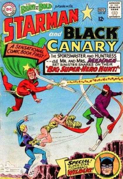 Brave and the Bold 62 - A Sensational Comic Book First - Bug Super-hero Hunt - Starman And The Black Canary - Wildcat - Sky - Murphy Anderson