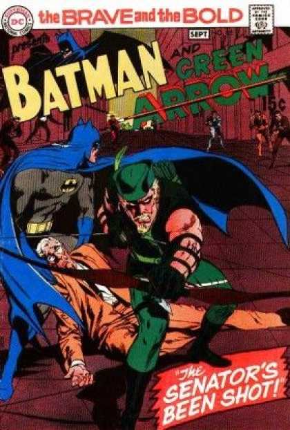 Brave and the Bold 85 - Cape - Fighting - Fire - Stick - Green - Neal Adams