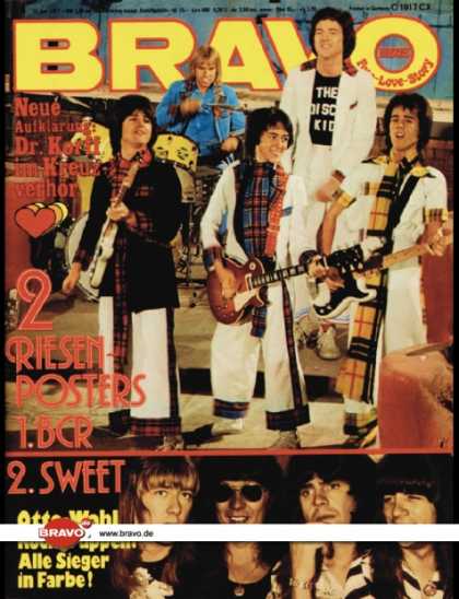 Bravo - 04/77, 13.01.1977 - Bay City Rollers - The Sweet