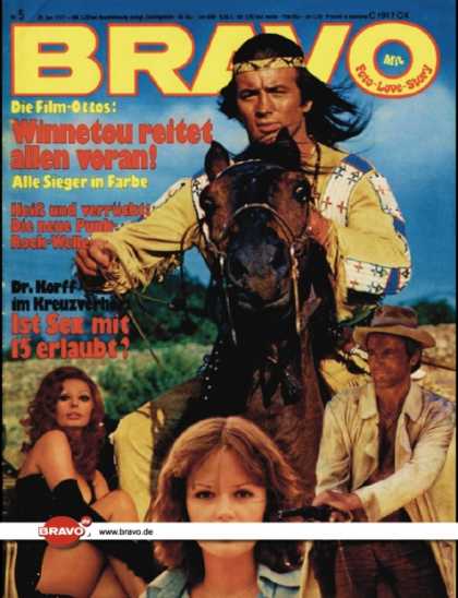 Bravo - 05/77, 20.01.1977 - Pierre Brice - Terrence Hill
