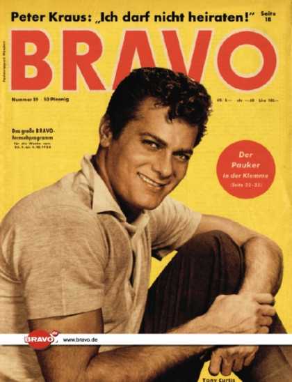 Bravo - 39/58, 23.09.1958 - Tony Curtis