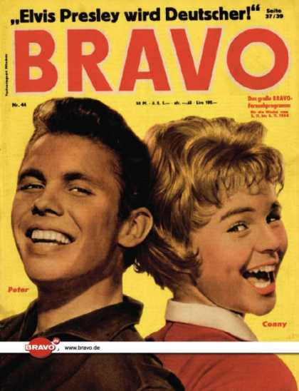 Bravo - 44/58, 28.10.1958 - Peter Kraus & Conny Froboess