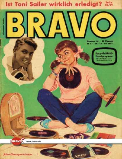 Bravo - 46/58, 11.11.1958 - Illustration & Peter Kraus