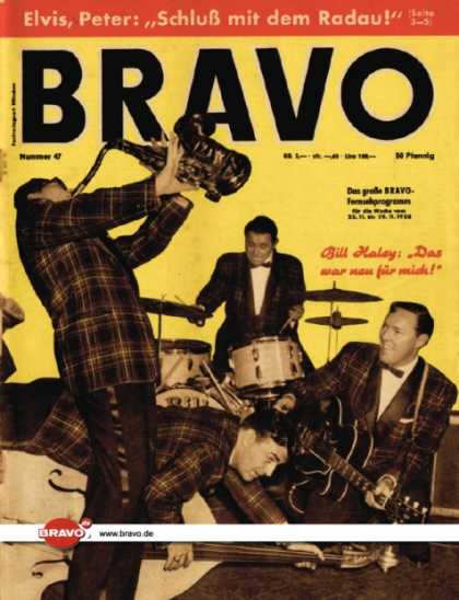 Bravo - 47/58, 18.11.1958 - Bill Haley und Band