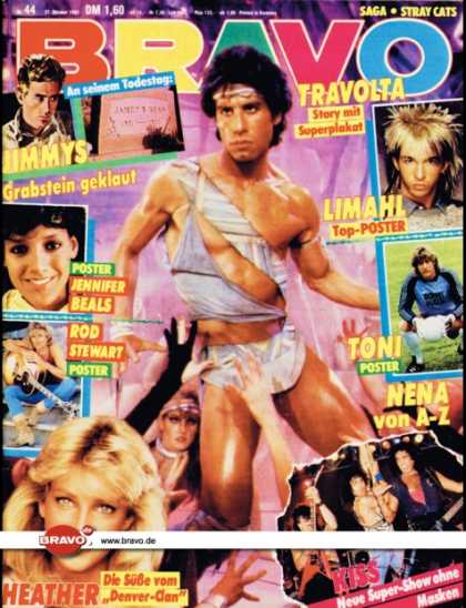 Bravo - 44/83, 27.10.1983 - John Travolta (Staying Alive, Film)