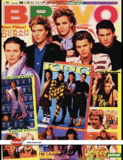 Bravo - 16/85, 11.04.1985 - Duran Duran