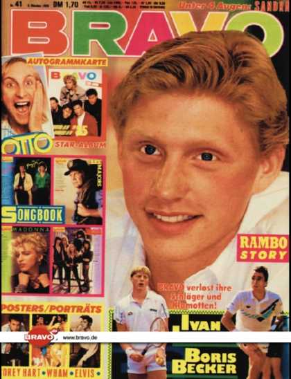 Bravo - 41/85, 03.10.1985 - Boris Becker