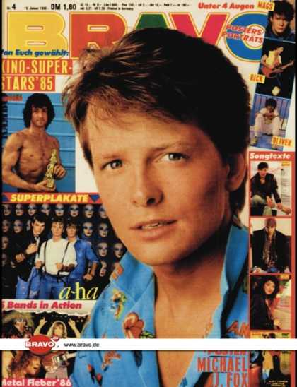 Bravo - 04/86, 16.01.1986 - Michael J. Fox