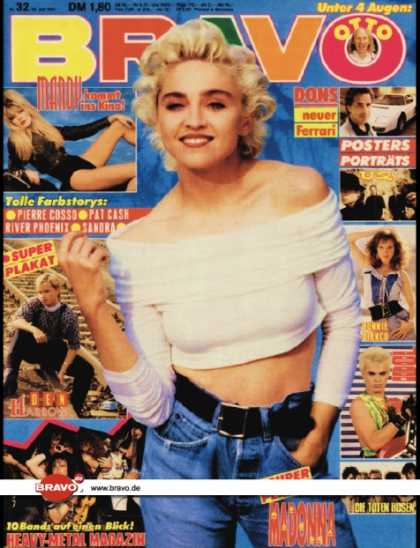 Bravo - 32/87, 30.07.1987 - Madonna