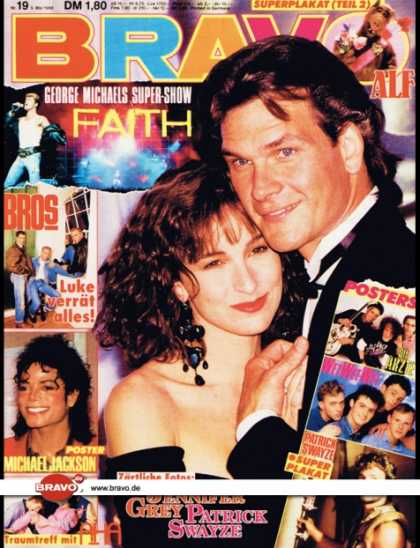 Bravo - 19/88, 05.05.1988 - Patrick Swayze, Jennifer Grey - George Michael - Bros - A-ha