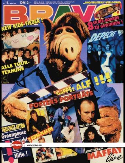Bravo - 11/90, 08.03.1990 - Alf (TV Serie) - New Kids on the Block - Depeche Mode