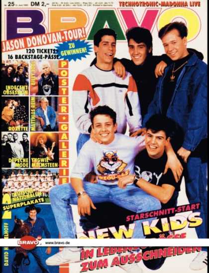 Bravo - 25/90, 13.06.1990 - New Kids on the Block