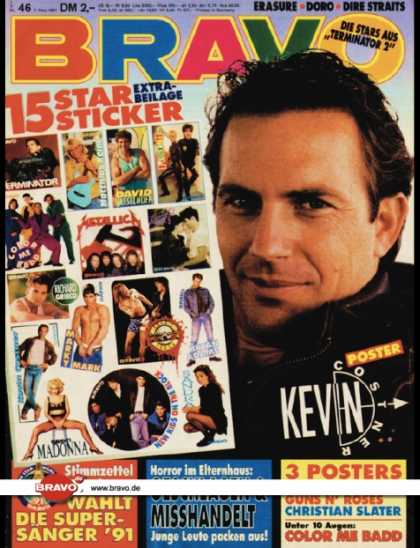 Bravo - 46/91, 07.11.1991 - Kevin Costner