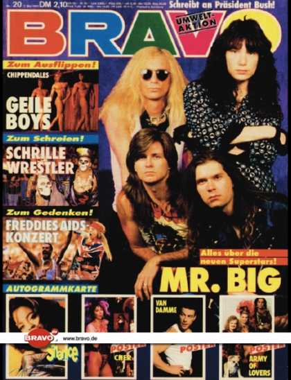 Bravo - 20/92, 07.05.1992 - Mr. Big - Freddie Mercury - Die Chippendales
