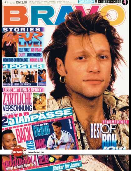 Bravo - 41/93, 07.10.1993 - Jon Bon Jovi - Pur