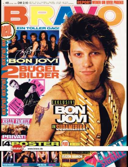 Bravo - 48/93, 25.11.1993 - Jon Bon Jovi - Kelly Family