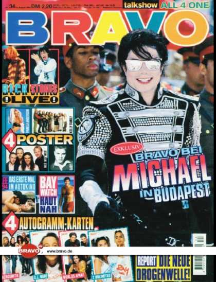Bravo - 34/94, 18.08.1994 - Michael Jackson - David Hasselhoff