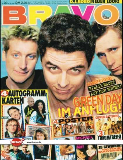 Bravo - 30/95, 20.07.1995 - Green Day - Take That - Michael Jackson