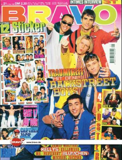 Bravo - 21/96, 15.05.1996 - Backstreet Boys - East 17 - Captain Jack -