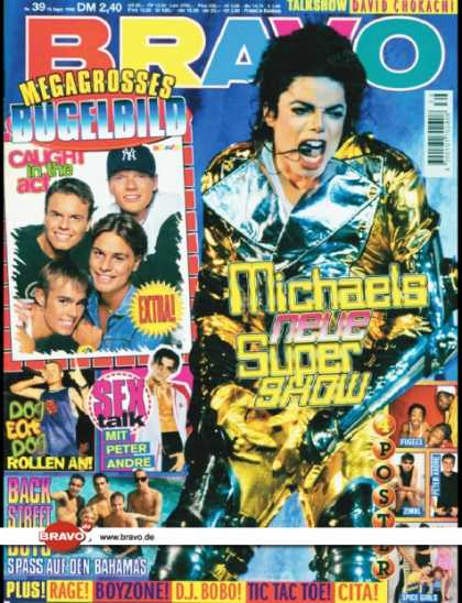Bravo - 39/96, 19.09.1996 - Michael Jackson - Dog eat Dog - Peter Andre - Backstreet Boy