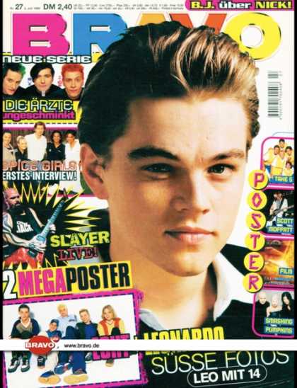 Bravo - 27/98, 09.07.1998 - Leonardo DiCaprio - Die ï¿½rzte - Spice Girls - Slayer -