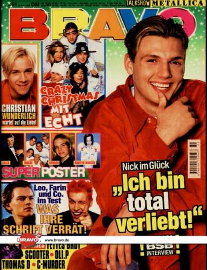 Bravo - 51/98, 16.12.1998 - Nick Carter (Backstreet Boys) - Christian Wunderlich (Verbot