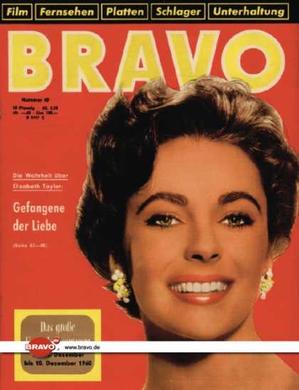 Bravo - 49/60, 29.11.1960 - Elizabeth Taylor
