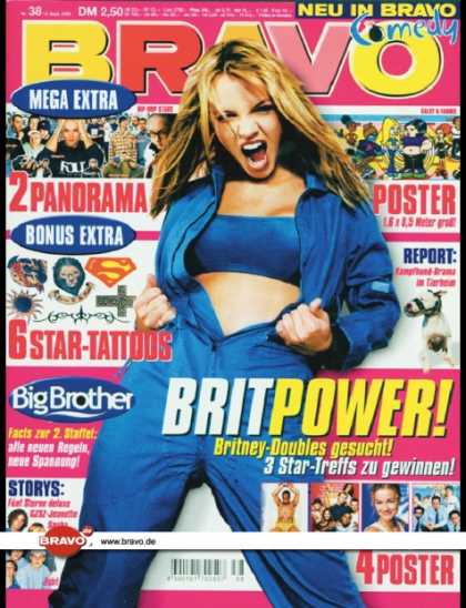 Bravo - 38/00, 13.09.2000 - Britney Spears - Fï¿½nf Sterne Deluxe