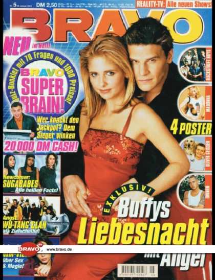 Bravo - 05/01, 24.01.2001 - Sarah Michelle Gellar, David Boreanaz (Buffy, TV Serie) - Zl