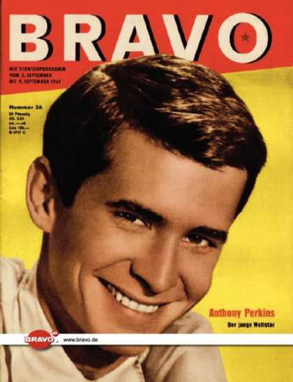 Bravo - 36/61, 29.08.1961 - Anthony Perkins
