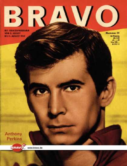 Bravo - 31/62, 31.07.1962 - Anthony Perkins