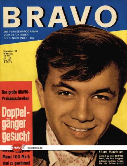 Bravo - 43/62, 23.10.1962 - Gus Backus