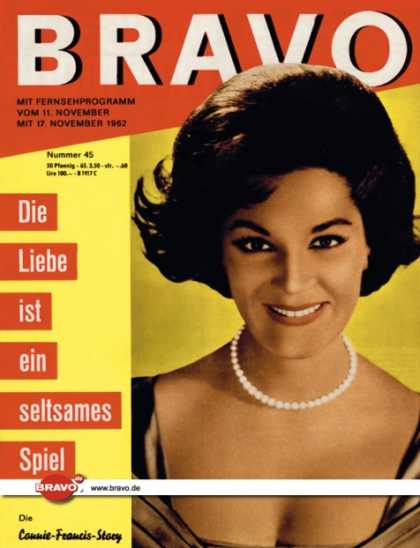 Bravo - 45/62, 06.11.1962 - Connie Francis