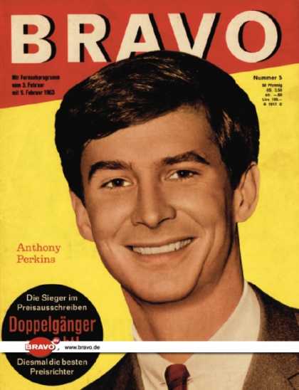 Bravo - 05/63, 29.01.1963 - Anthony Perkins