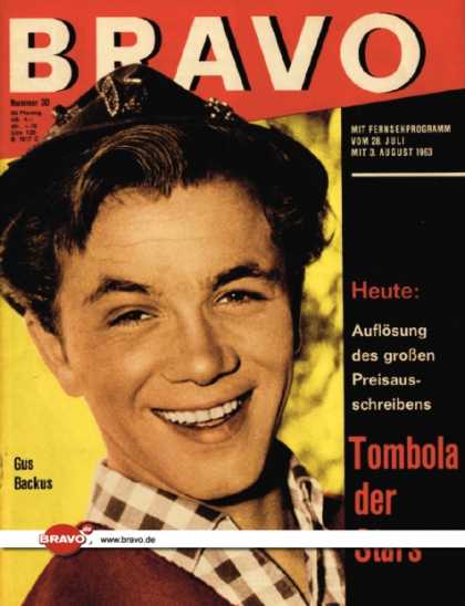 Bravo - 30/63, 23.07.1963 - Gus Backus