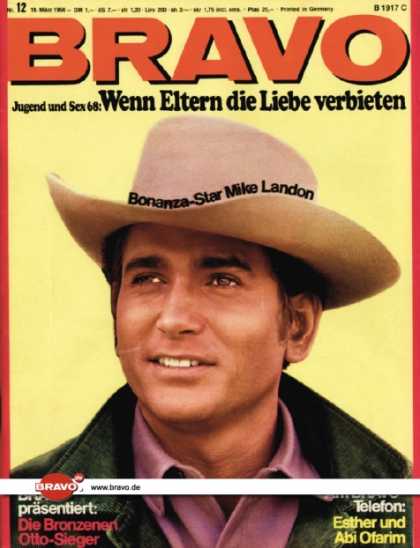 Bravo - 12/68, 18.03.1968 - Mike Landon (Bonanza, TV Serie)