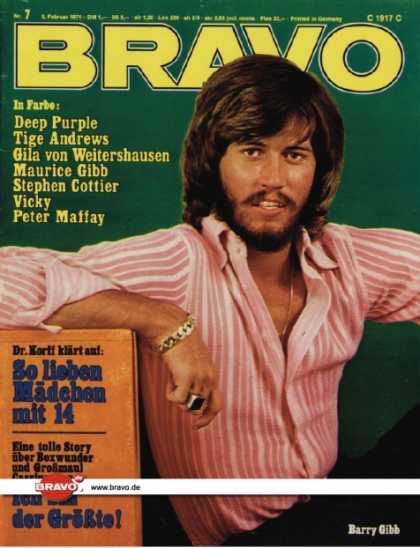 Bravo - 07/71, 08.02.1971 - Barry Gibb (Bee Gees)