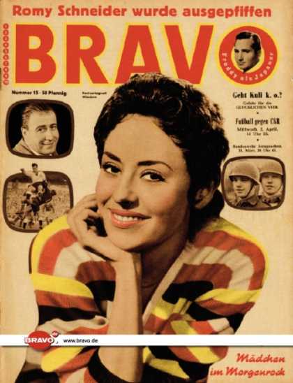 Bravo - 13/58, 25.03.1958 - Caterina Valente - Hans-Joachim Kulenkampff - Freddy Quinn