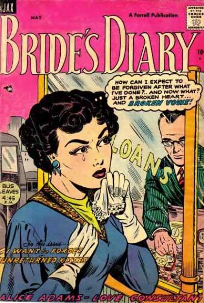Bride's Diary 4 - I Want To Forget Unreturned Kisses - Tear - Handkerchief - Blue Earring - White Gloves