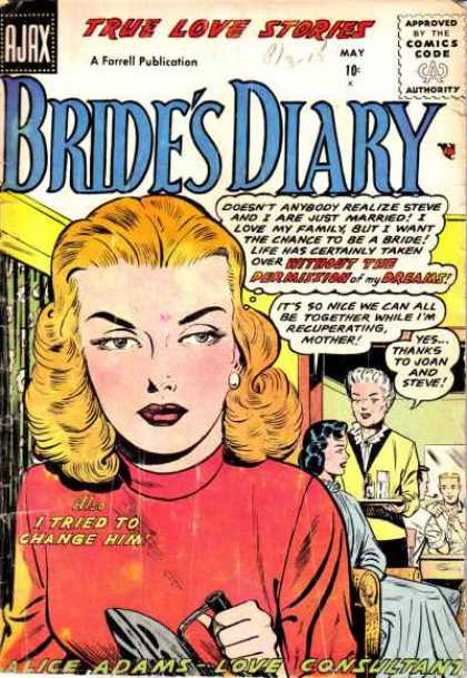 Bride's Diary 9 - Alice Adams - Love Consultant - Marriage - Family - Mother